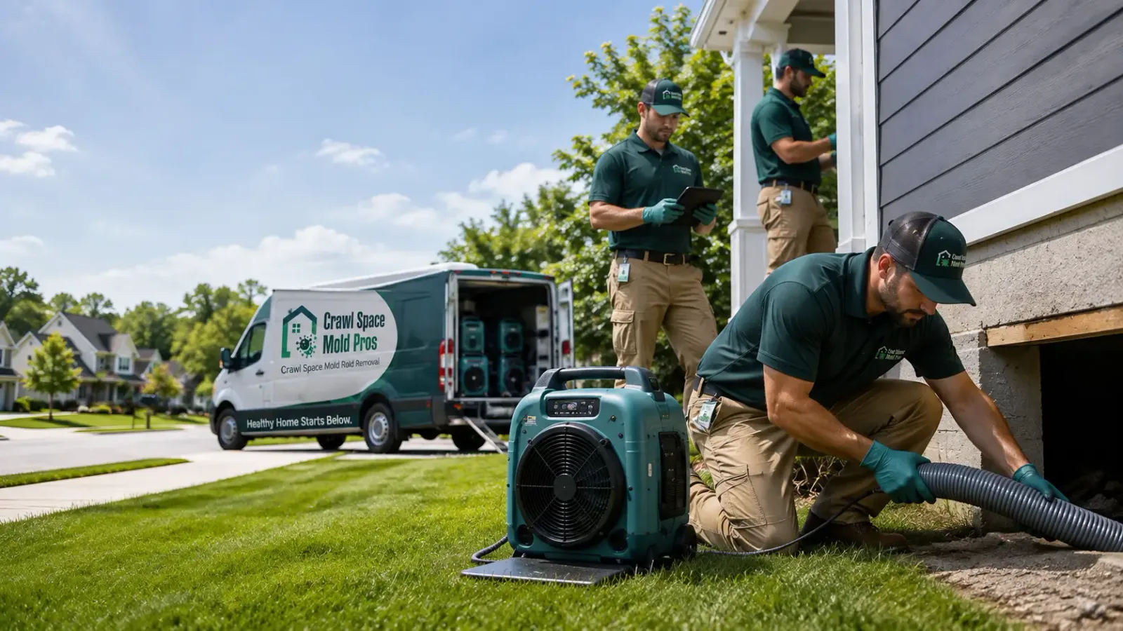 Crawl Space Mold Removal in Vintondale, PA